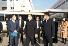 湖州市委书记马晓晖一行调研鼎力科技创新工作！