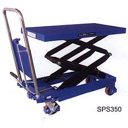 SPS系列0.35吨手动剪叉式液压升降平台车 SPS350_升降平台网