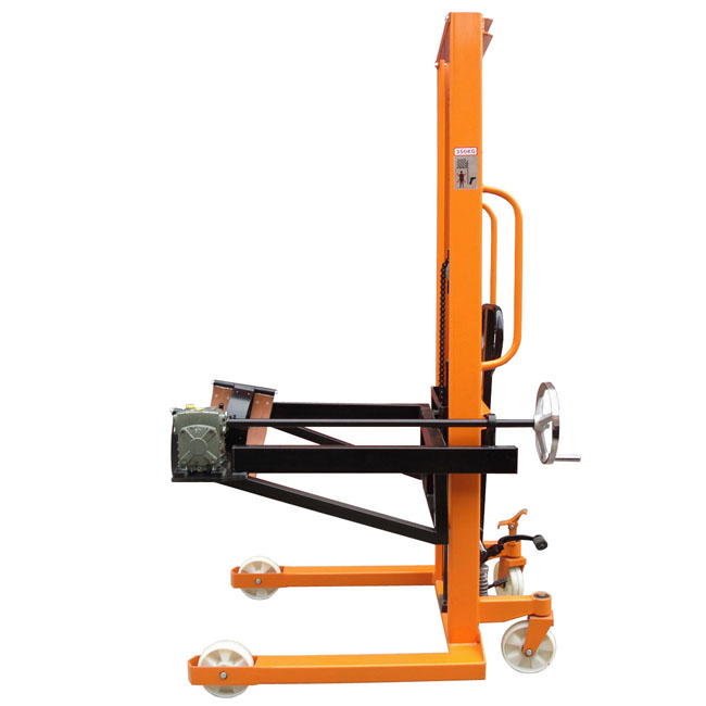 油桶翻转倒料车（抱式），手动油桶升高搬运车 XLYT-350C