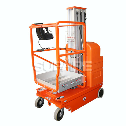 速帕全电动铝合金高空作业平台(单桅) SAE00251