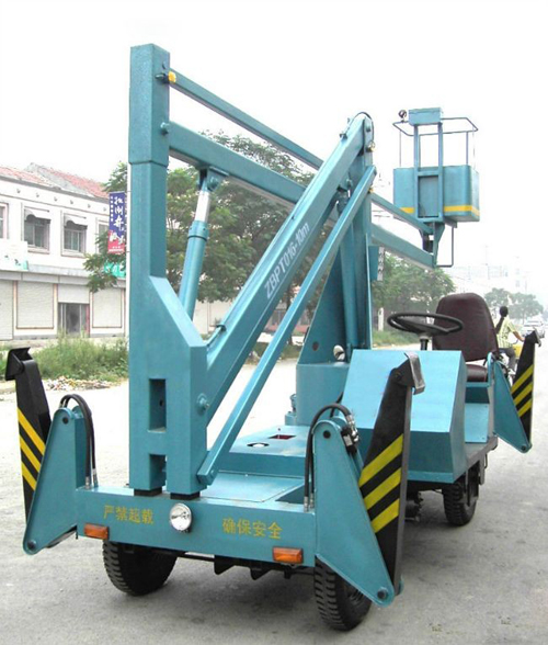 济南山力自行折臂式升降平台 ZBPT自行折臂式升降平台