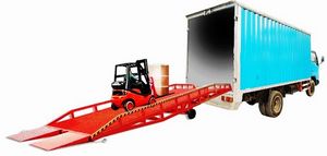 DCQY8-0.8移动式手动液压集装箱登车桥 DCQY8-0.8