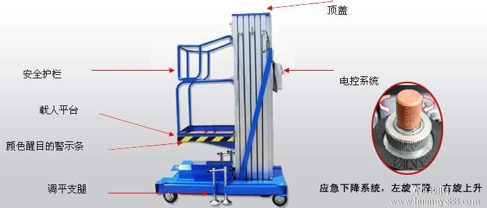 铝合金升降机/移动液压升降车 SJL_升降平台网 铝合金升降机/移动液压升降车 SJL_升降平台网