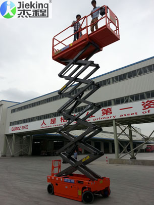 佛山出租10米自行式升降平台价格 JKY-0.32-10