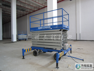 清远14米手推剪叉式升降机出租价格 JKY-0.3-14