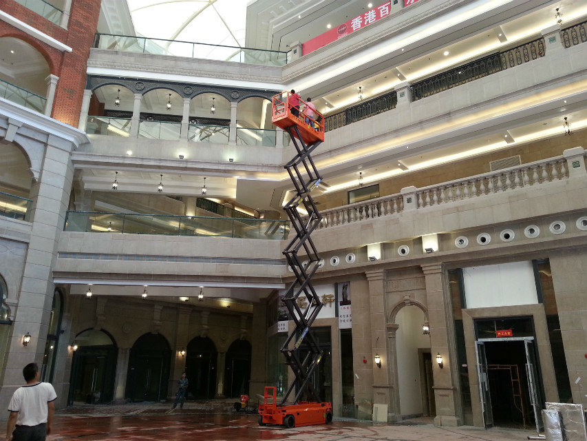 珠海坦洲自行走升降平台低价出租 JKY-0.32-12