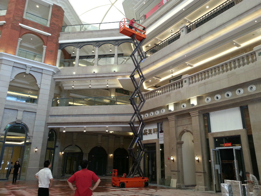 珠海坦洲自行走升降平台低价出租 JKY-0.32-12