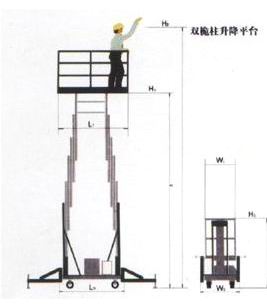 桅柱式高空作业平台