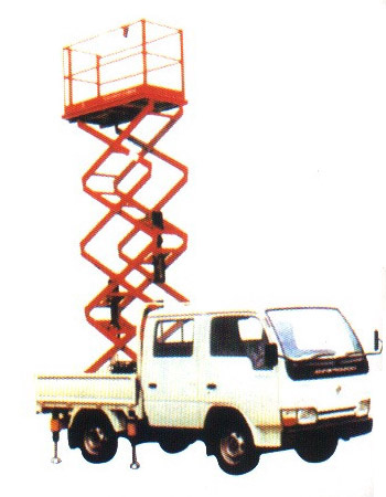 车载多起升平台车