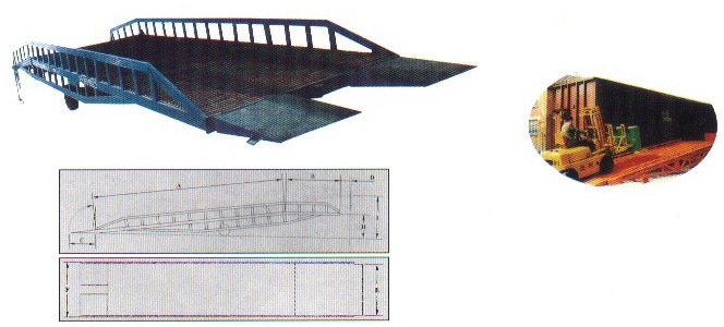 移动式液压机登车桥
